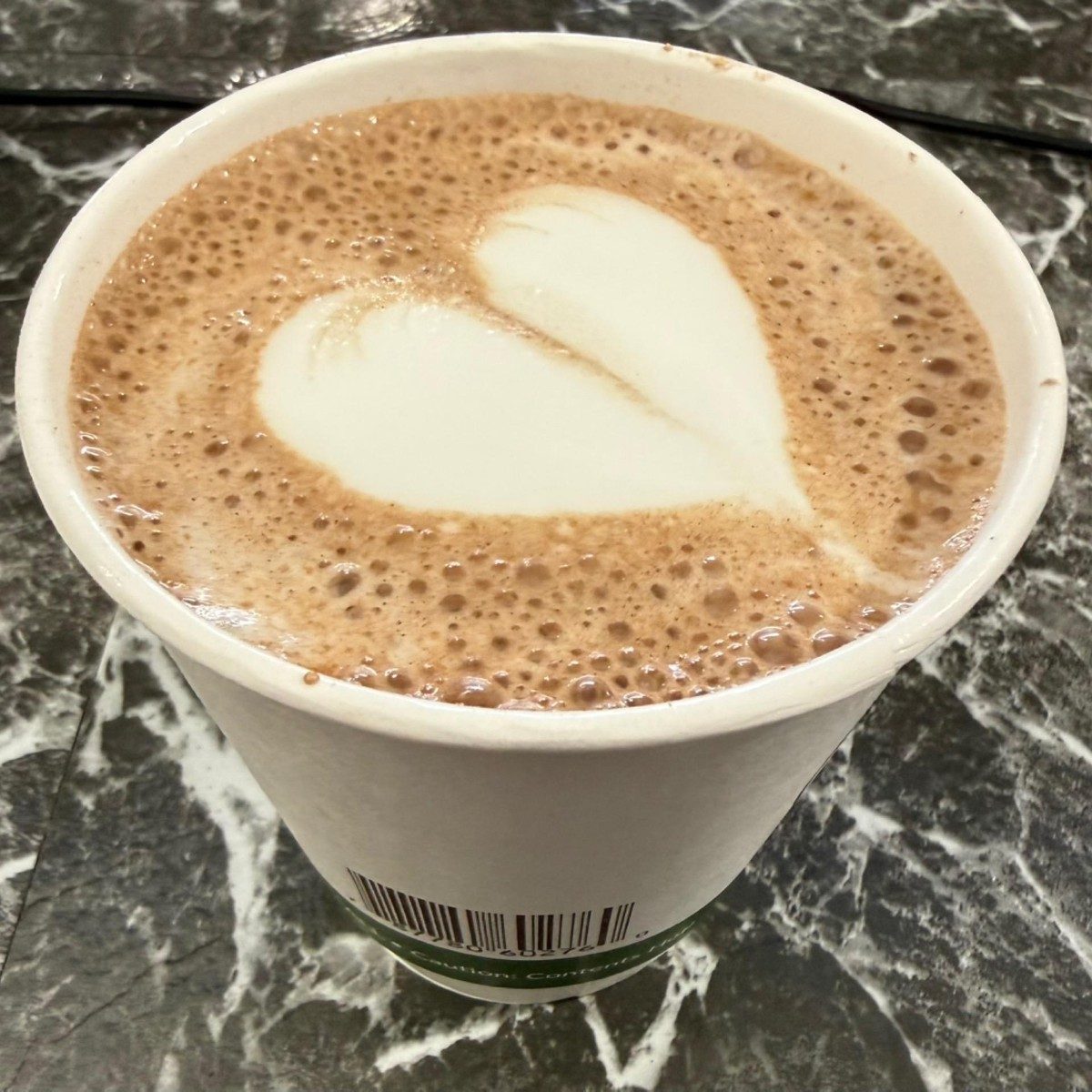 Hot chocolate at Market Mocha